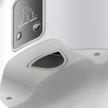 4L WiFiボタン式自動ペットフィーダー スマート猫・犬用フードディスペンサー (5V 1Aプラグなし)