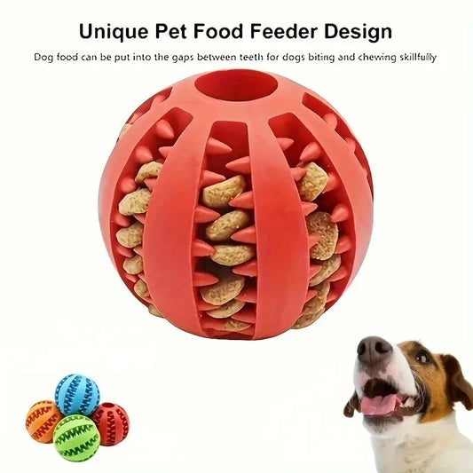 商品名: 犬用おもちゃボール、無毒で噛みに強いペット用ボール、犬、子犬、猫用、ペットフードおやつフィーダー、噛む歯の掃除ボール